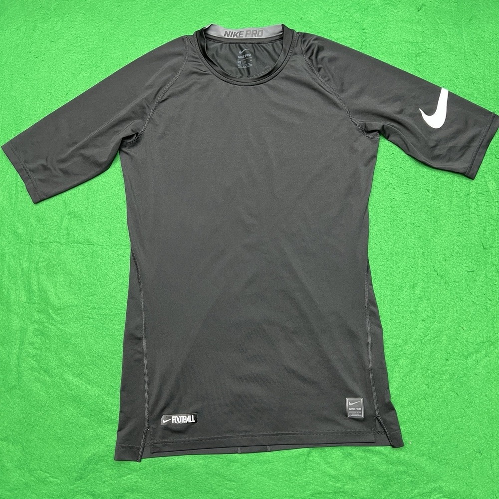 Nike Pro Dri-Fit Athletic Wear Shirt Football XL Black